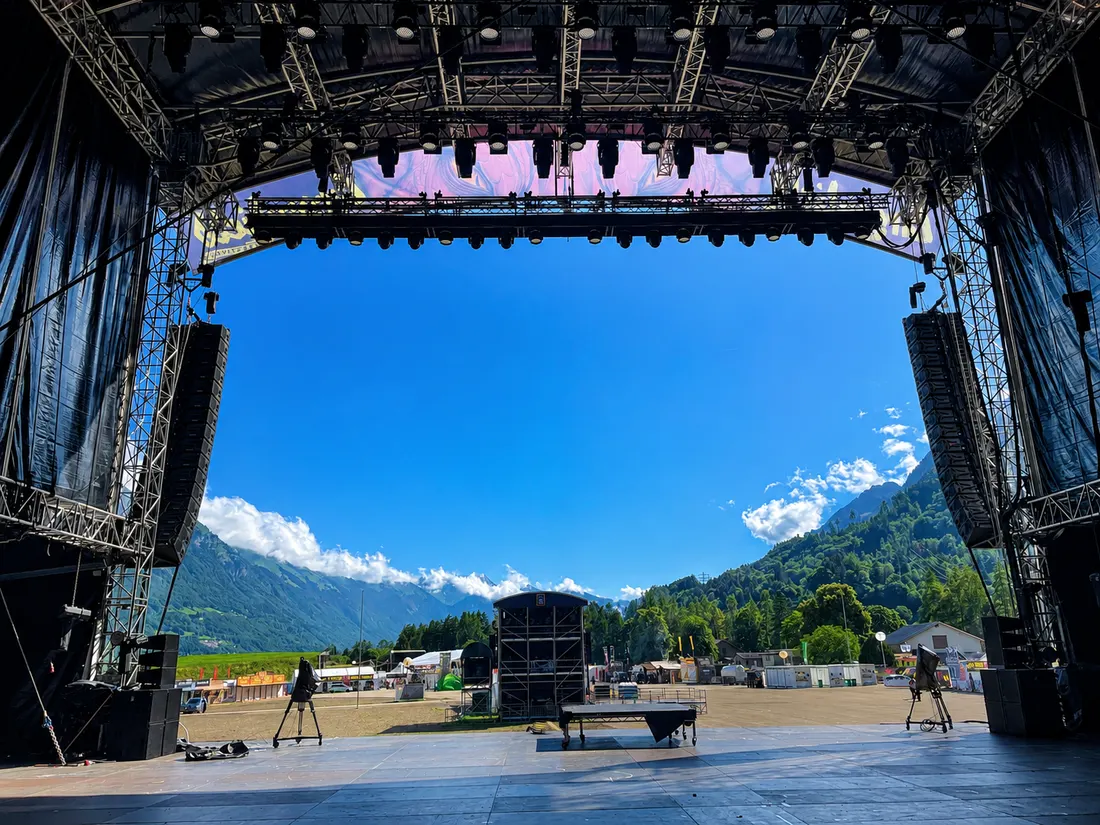 Technische Unterstützung bei Festival- oder Tourproduktion